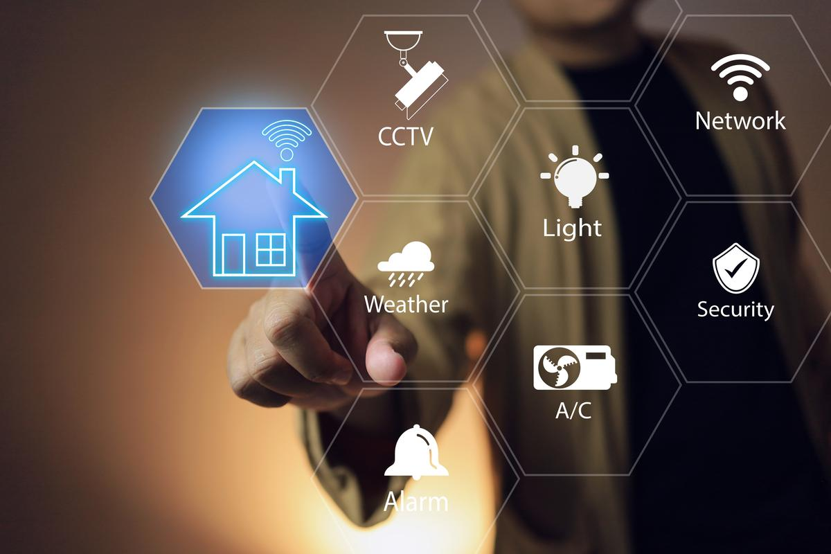 Smart home mesh network hardware schematic